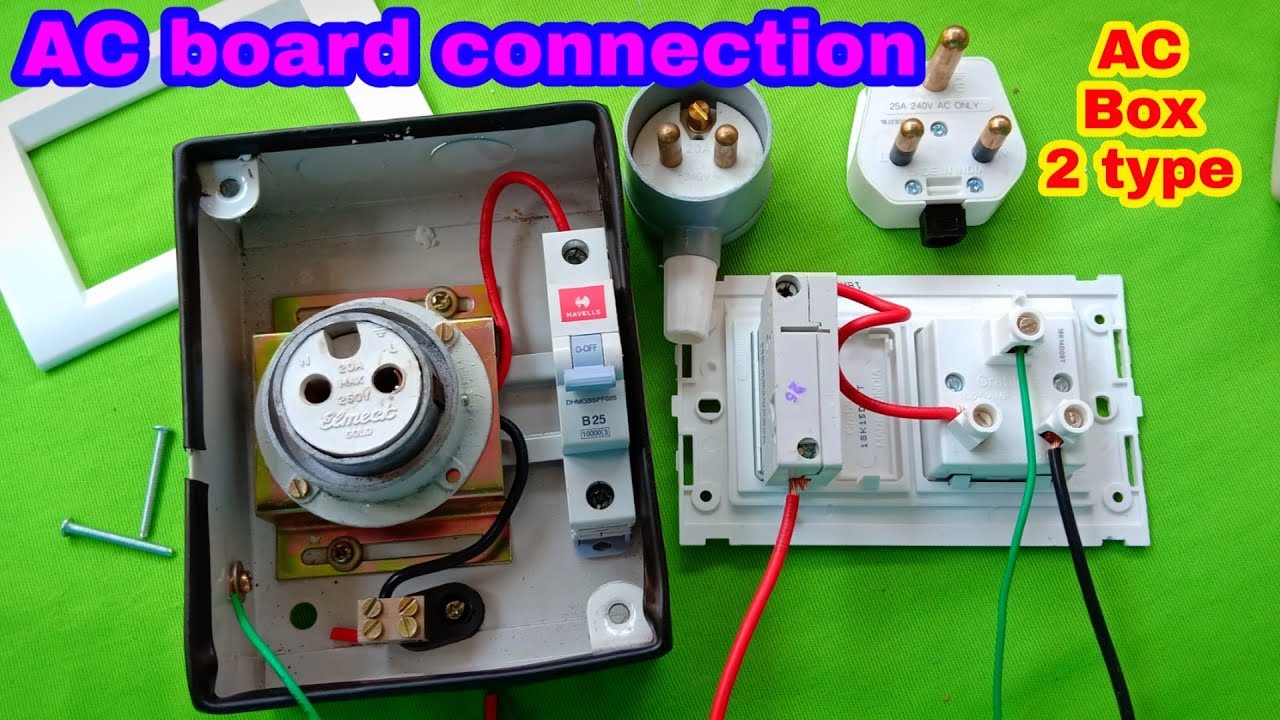 AC board connection ।। ewc ।। ac box connection