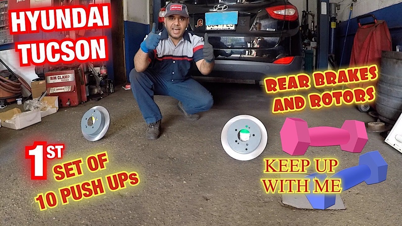 Hyundai Tucson 2014 rear brakes and rotors