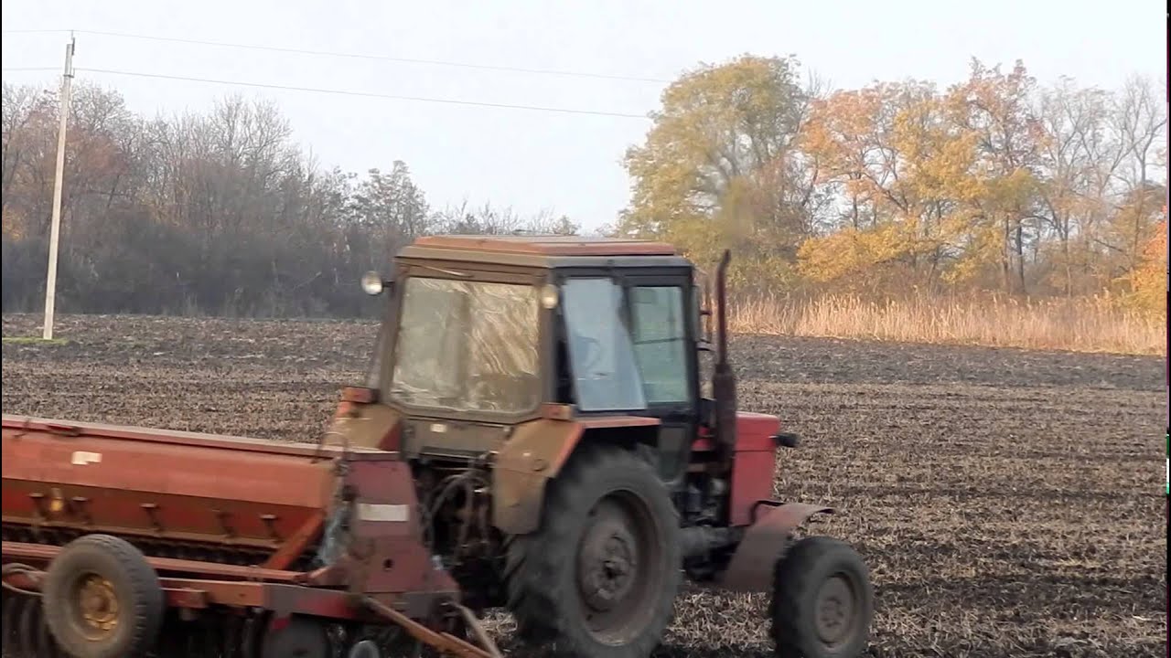 MTZ 82 Tárcsázás&búza vetés/Discing&wheat sowing 2014 *Hungary*