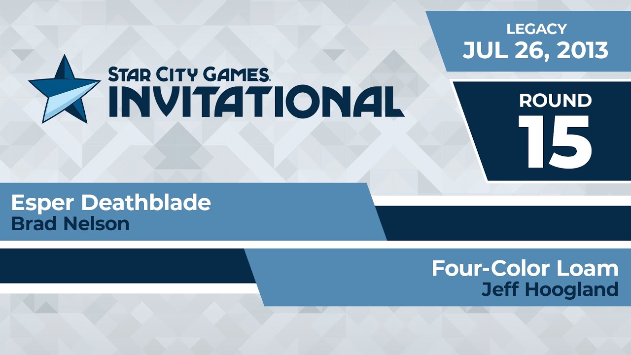 SCGINVI: Round 15 - Brad Nelson vs Jeff Hoogland | Legacy