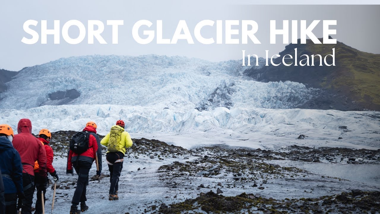 Short glacier hike on Vatnajokull, the biggest glacier in Iceland!