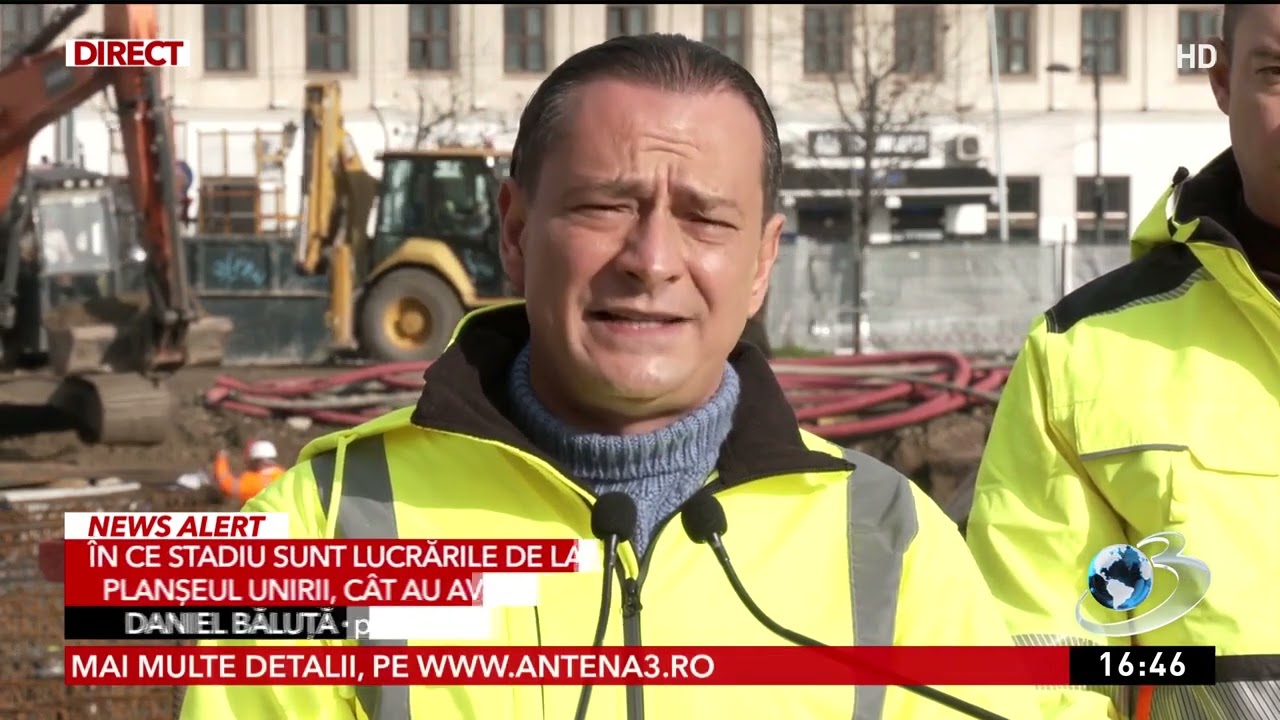 În ce stadiu sunt lucrările de la planșeul Unirii, cât au avansat