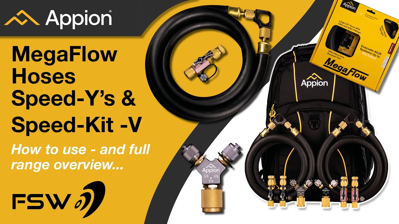 Appion Megaflow Hoses, The FULL range overview!