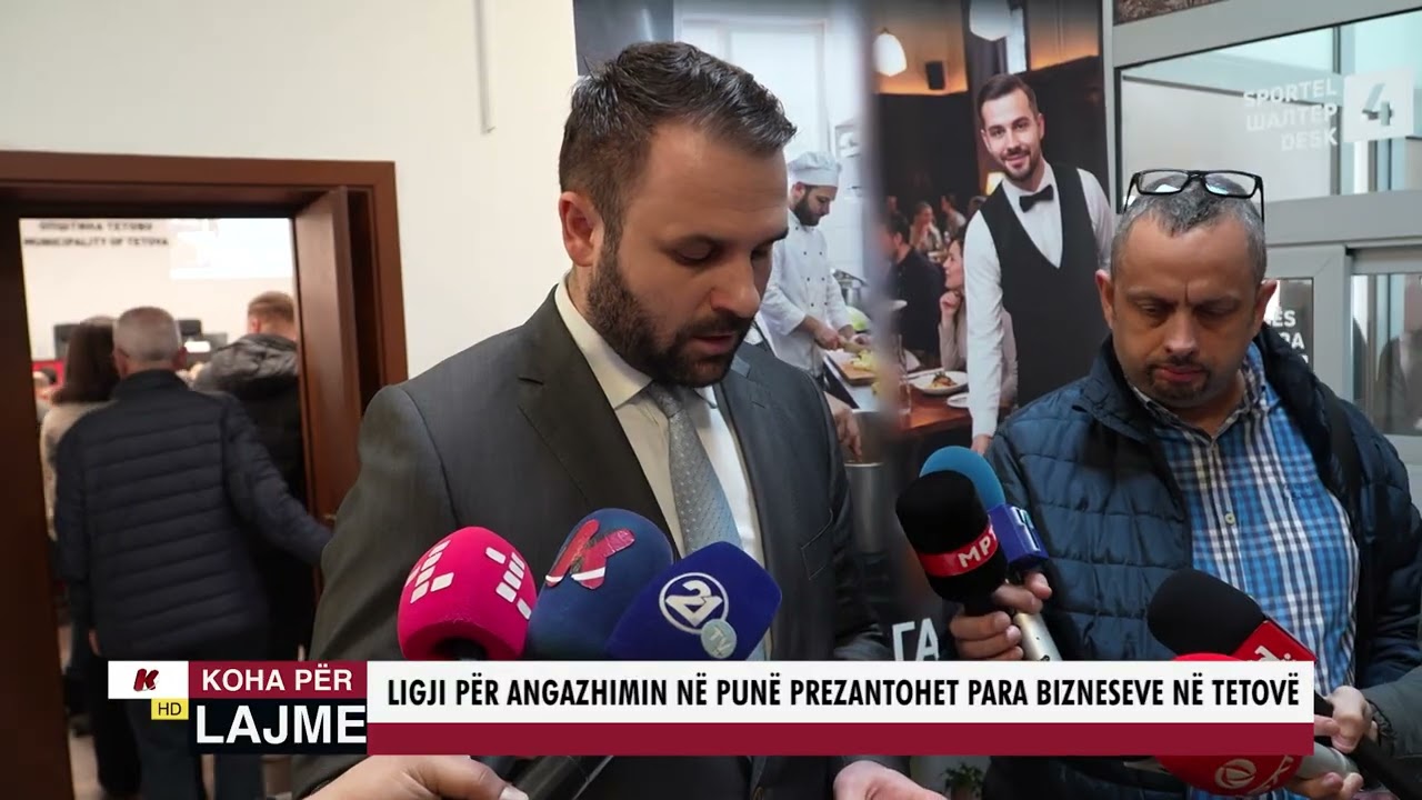 LIGJI PËR ANGAZHIMIN NË PUNË PREZANTOHET PARA BIZNESEVE NË TETOVË