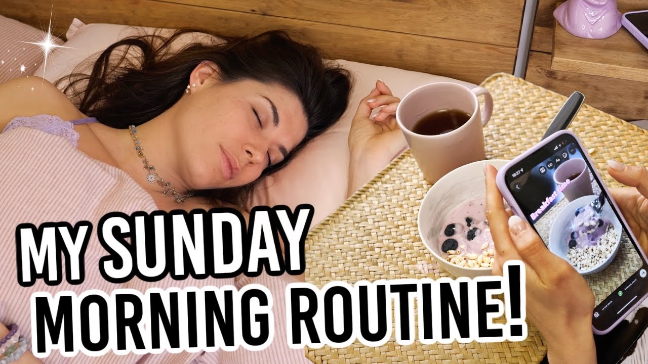 MY SUNDAY MORNING ROUTINE 2022! Hair Care Routine & Self Care 💜