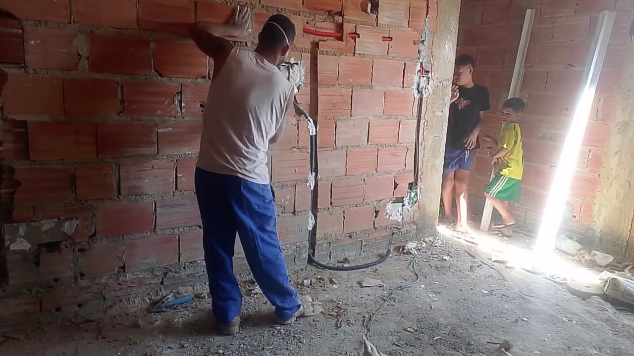 Vídeo completo de aplicação de gesso liso 