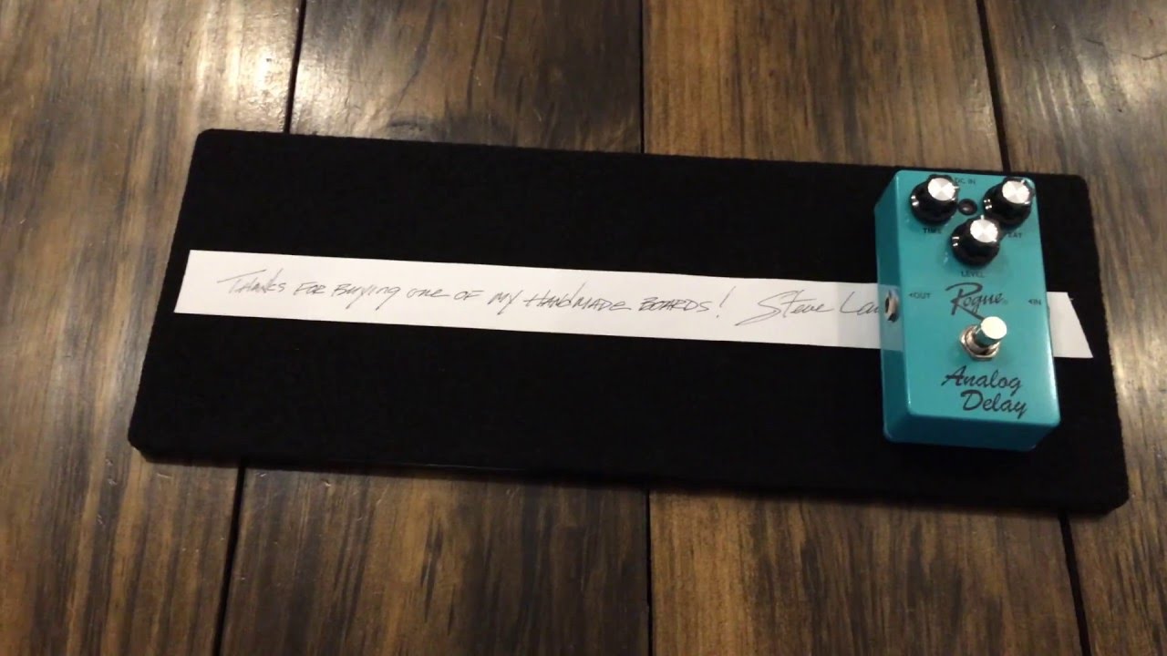 Unboxing, opening of my custom guitar pedal board, DIY Pedalboard