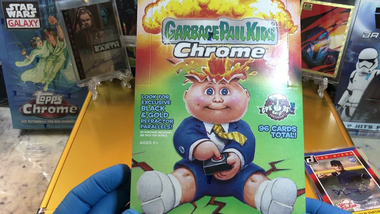 Garbage Pail Kids Chrome Series 3 Hobby Box Break