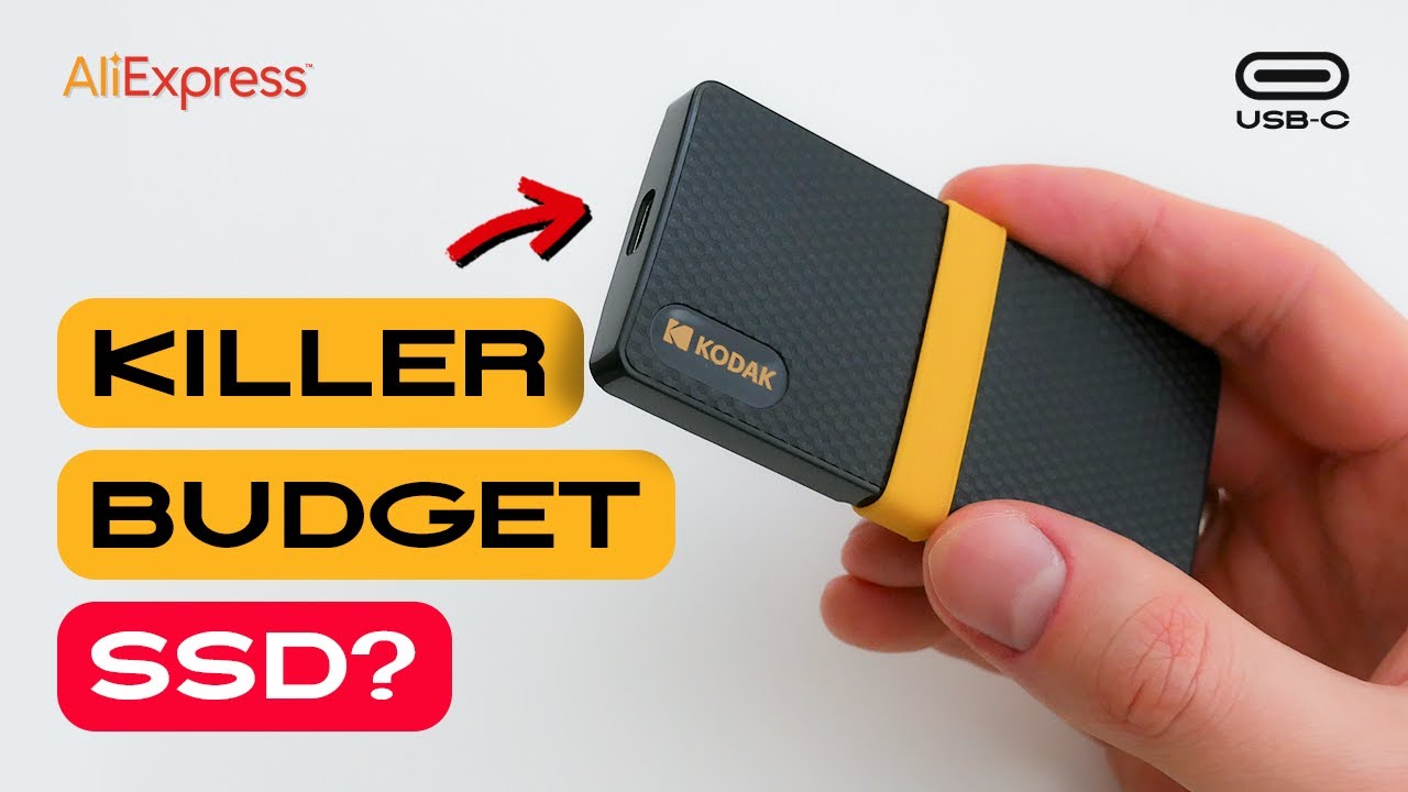 Kodak X200 Type-C Compact & Budget SSD for Work & Daily Use from AliExpress