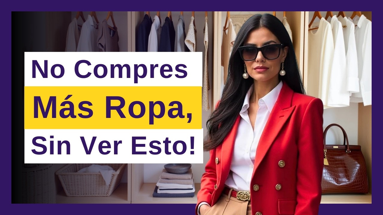 Cómo Montar un Armario CHIC Después de los 50 - ¡Luce Estilosa con Pocas Prendas!