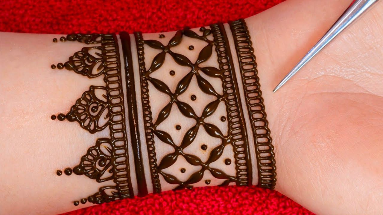 Easy Mehndi Design for Front Hand | Simple & Stylish Mehandi | Full hand mehndi design 