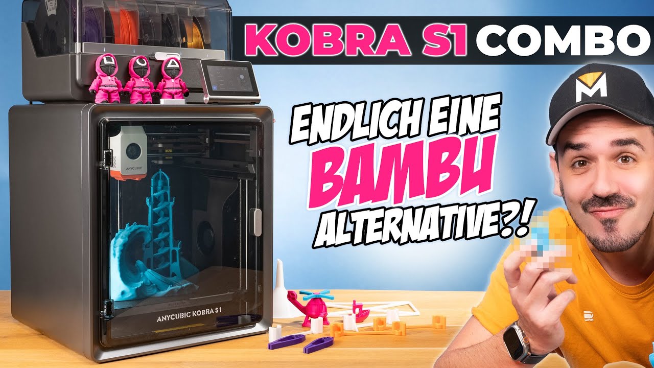 Anycubic KOBRA S1 Combo | Günstiger 3D Drucker mit Haken! (Test 2025)