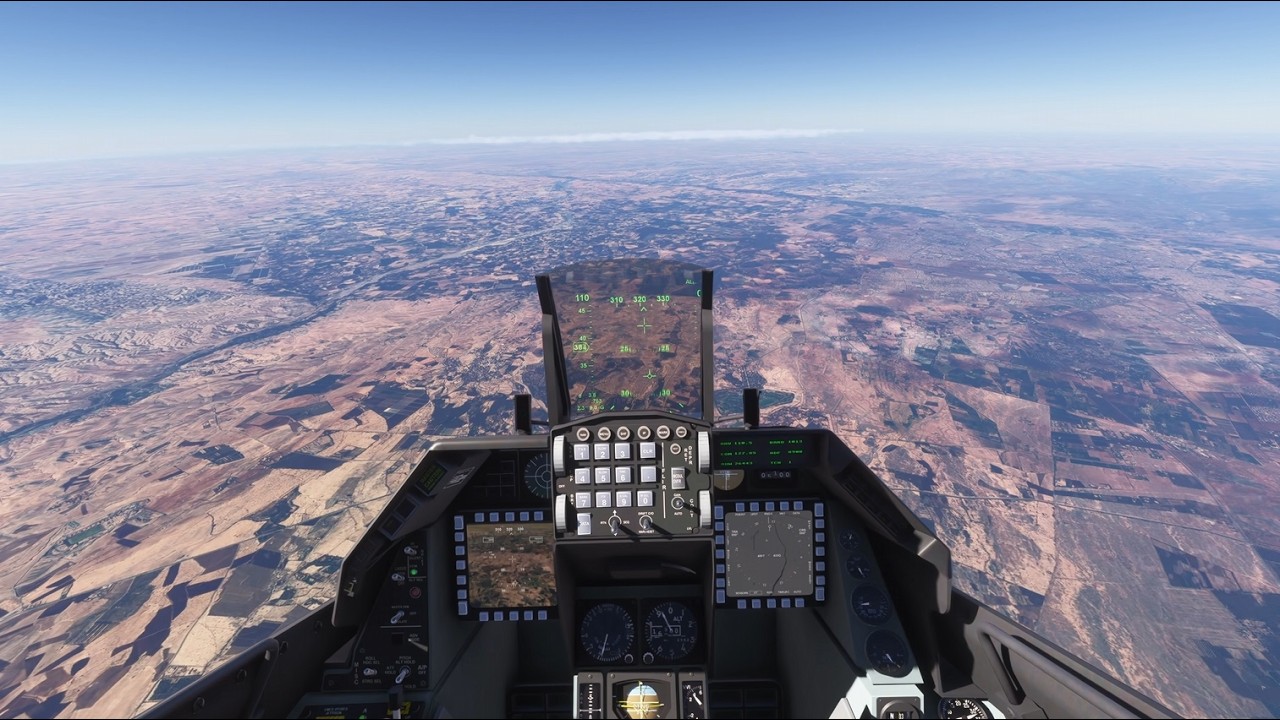 F-16 Cockpit View Over Marrakech | من داخل قمرة قيادة إف-16 في سماء مراكش