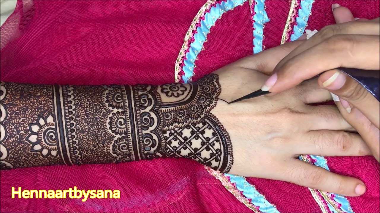 Easy Full Hand Mehndi Design || Latest Gorgeous Bridal Mehndi Design | Beautiful Intricate Henna Art