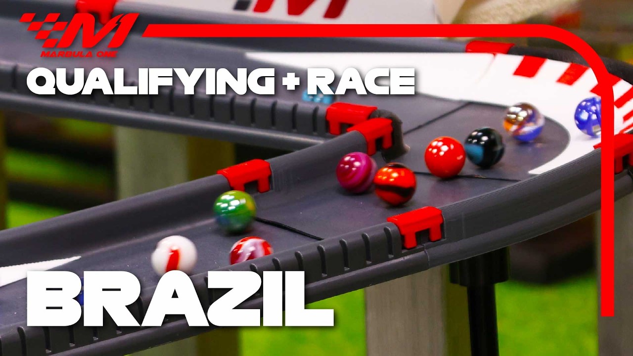 🏁 F1 Marble Race &ndash; Гран-при Бразилии 2025 | Квалификация и гонка в одном зачёте!