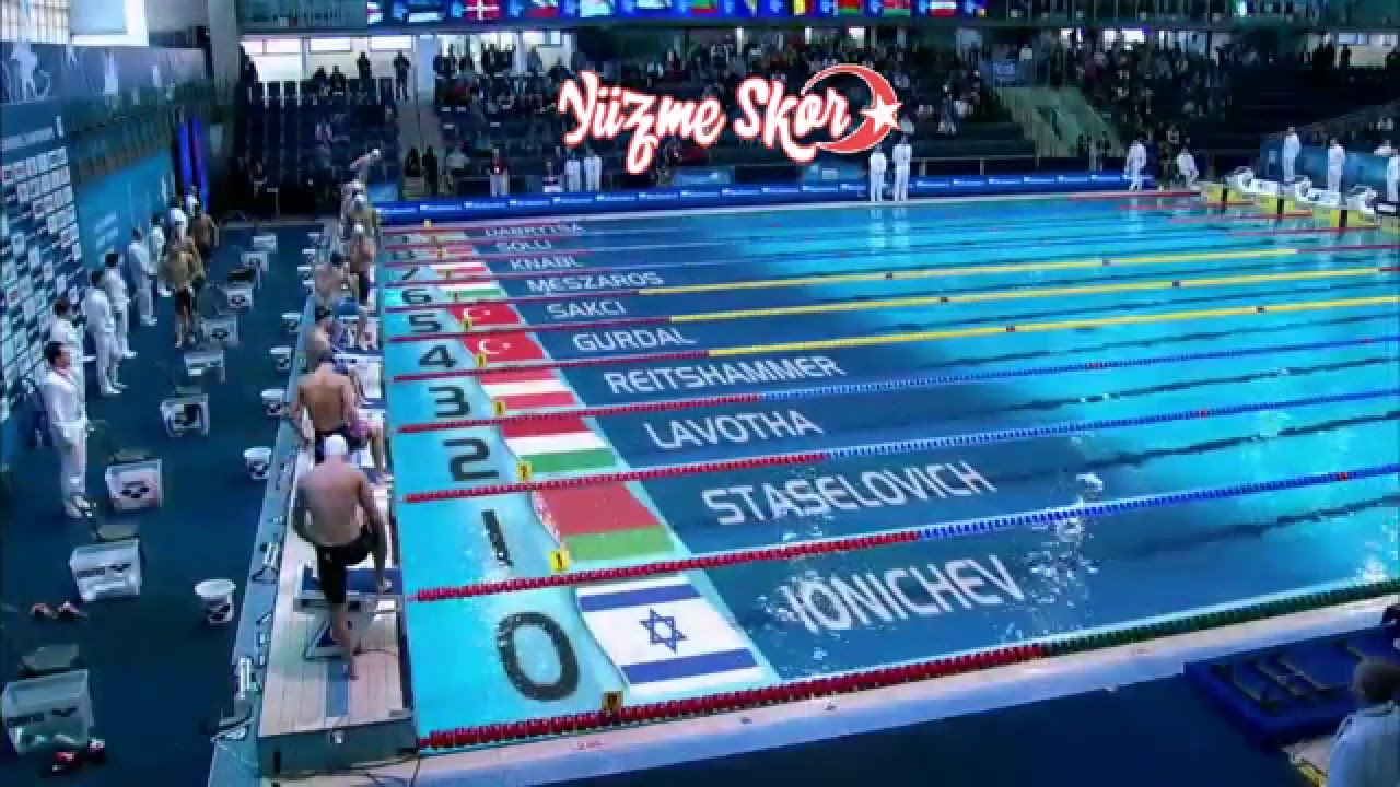 Avrupa Kısa Kulvar Yüzme Şampiyonası 50mt Serbest Yarı Final Emre Sakçı & Arda Gürdal