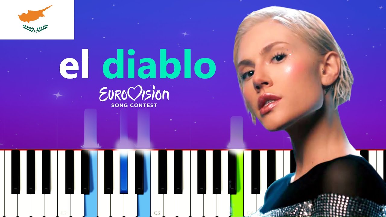 Elena Tsagrinou - El Diablo - Cyprus 🇨🇾 Eurovision 2021 (Piano Tutorial)
