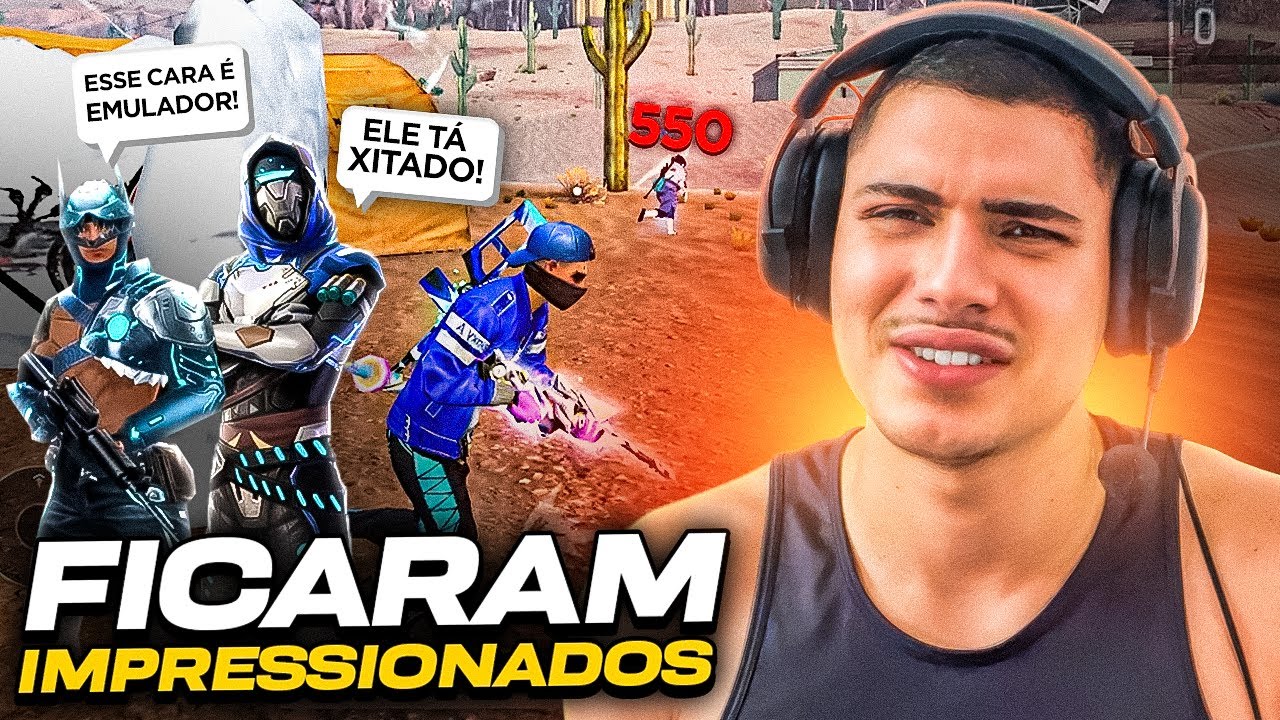 CARREGUEI OS ALEATÓRIOS COM 2 SNIPERS CONTRA PRO-PLAYERS!😱🔥FREE FIRE MOBILE! JACKsx FF