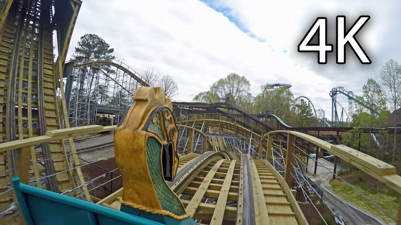 InvadR, переднее сиденье, 4K POV, Busch Gardens Williamsburg Invader