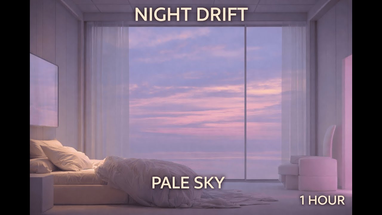 Night Drift — Pale Sky Outside, Quiet Room Inside (1 Hour)