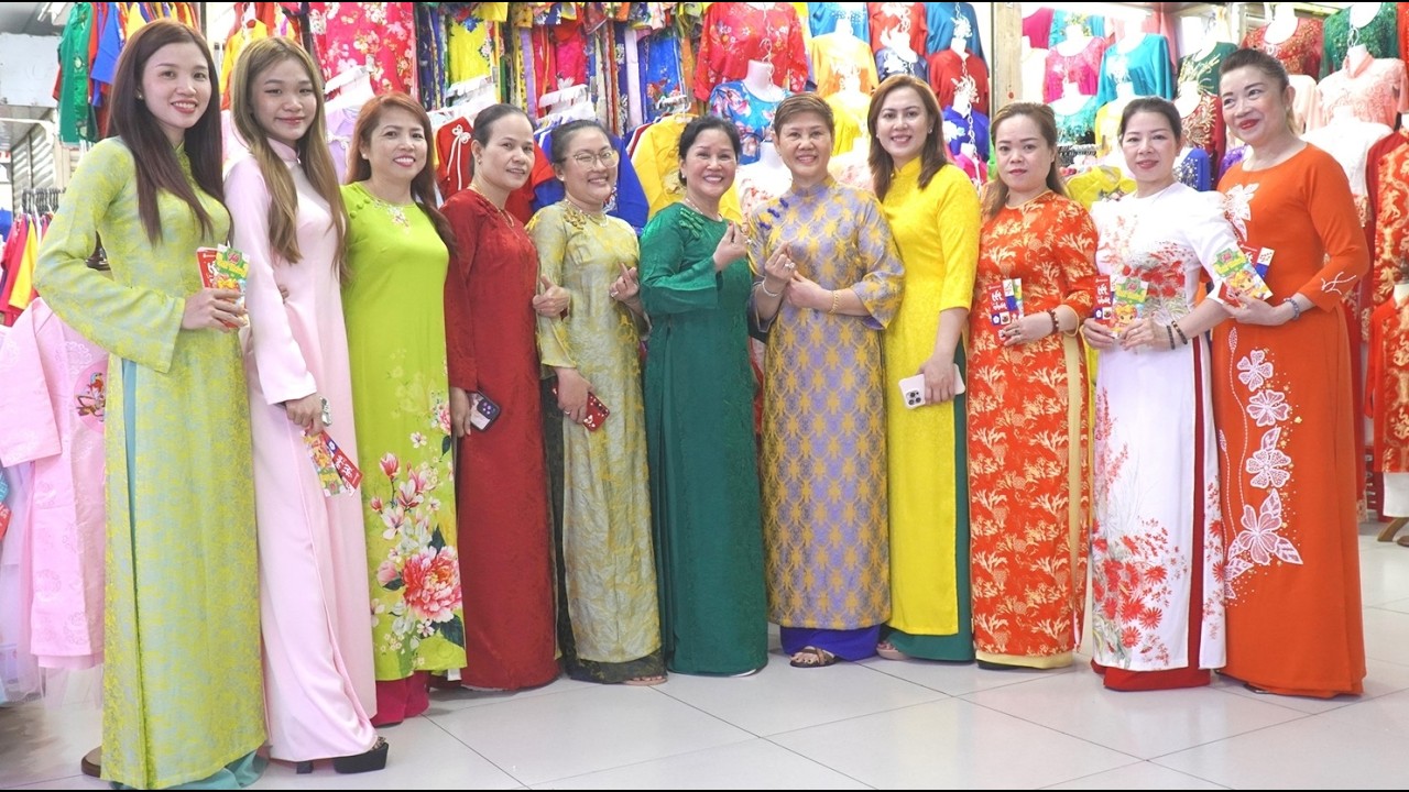 Nét đẹp truyền thống Sài Gòn: Gia đình Thanh Thảo và lì xì may mắn [Nam Việt] Chợ An Đông