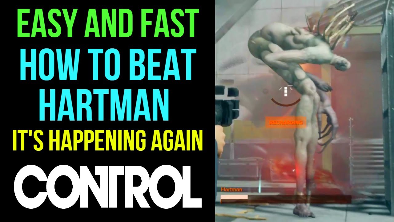 Control | How To Beat Hartman | Easy And Fast | MP Trophy