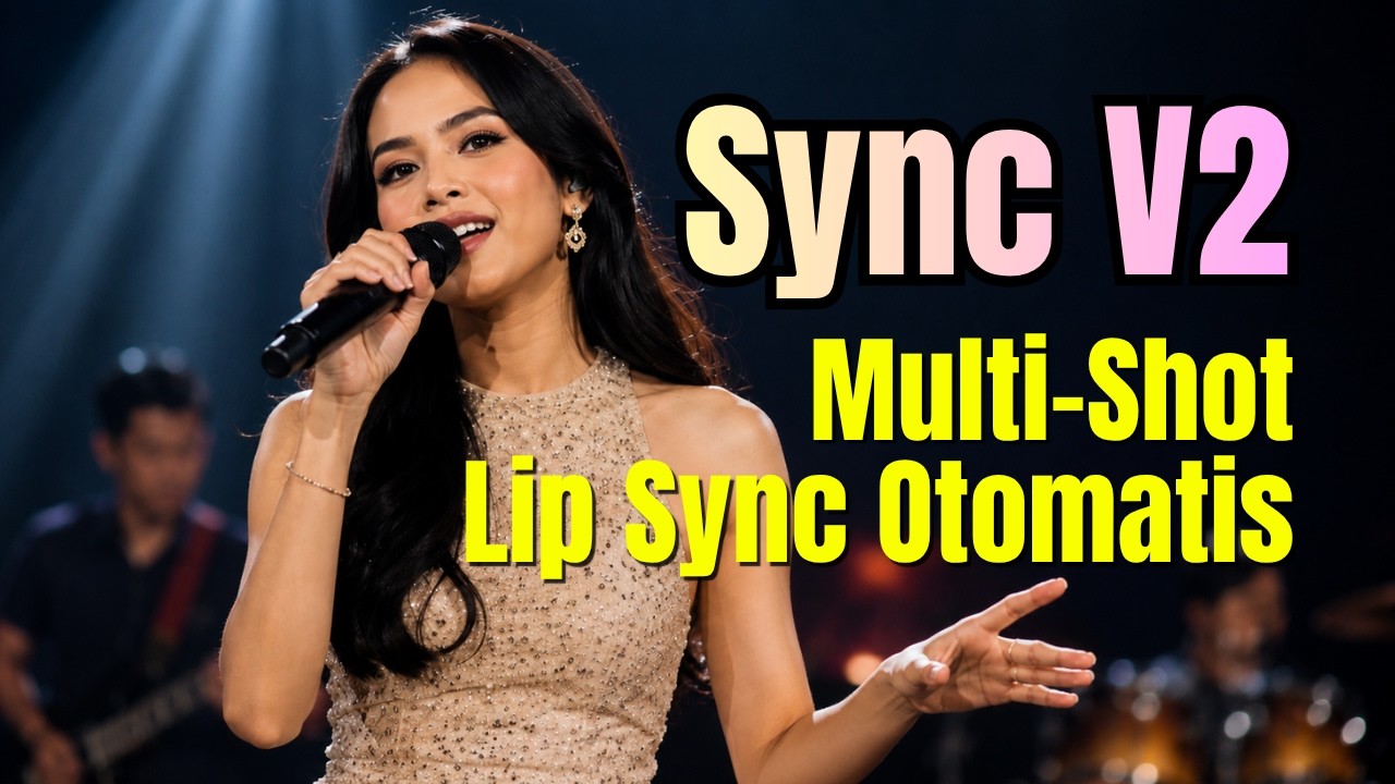 Sync V2 !! Multi Shot Lip Sync Otomatis | MakeSong AI