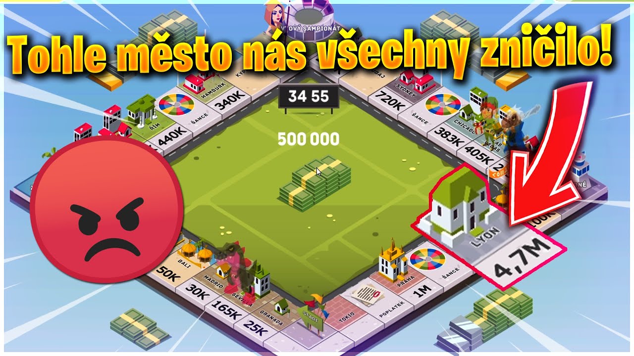 JEDNO MĚSTO NÁS VŠECHNY ZBANKROTOVALO! - Monopoly [MarweX&@Cuky2222&@Morryeej&@Botman]
