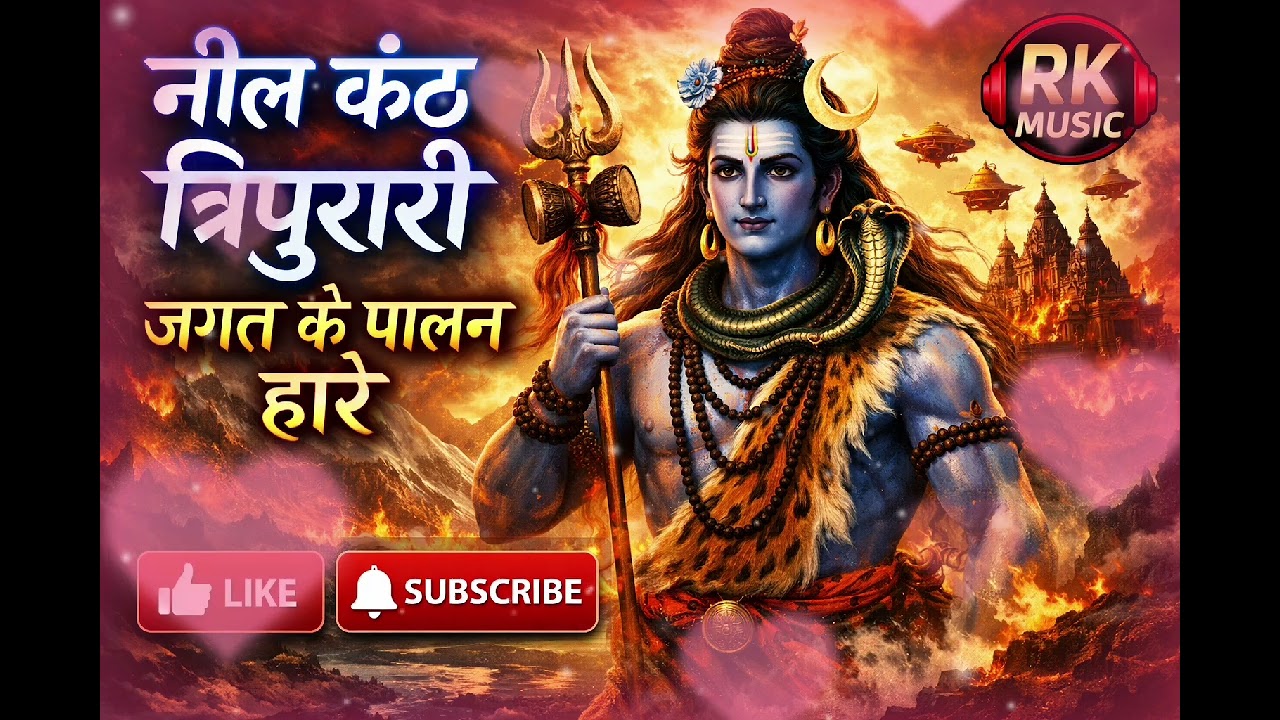 #नील कंठ त्रिपुरारी जगत के पालन हारे🙏