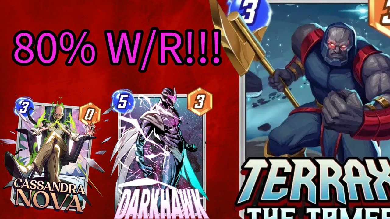 80%+ W/R with Darkhawk! Terrax is the TRUTH - Marvel Snap Deck Highlight