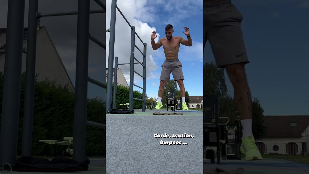 Intensity #workoutmotivation#workouttraining#outdoorworkout#upperbodyworkouts#pullups#battleropes