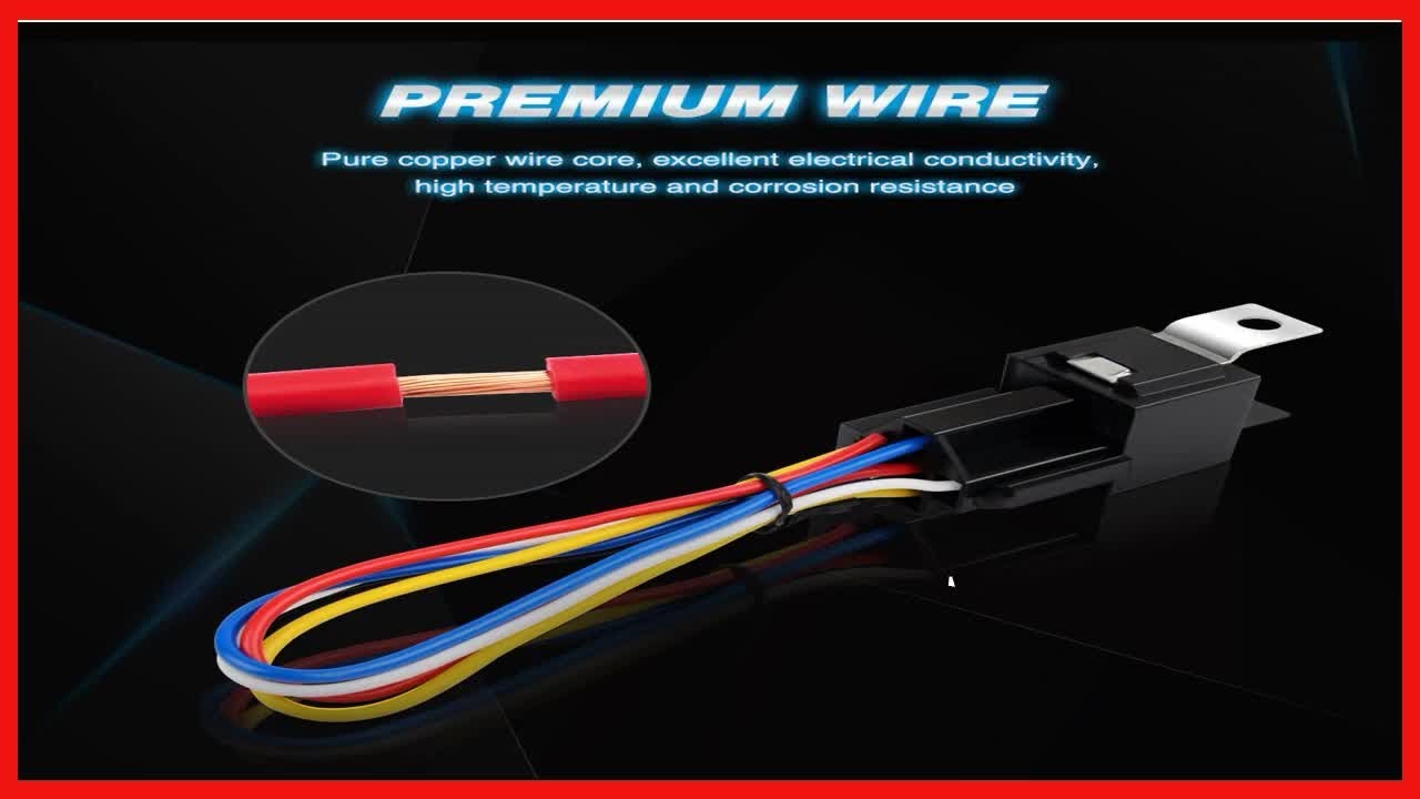 Nilight 12V 5-Pin Relay with Harness Socket: Reliable Power Control for Your Vehicle