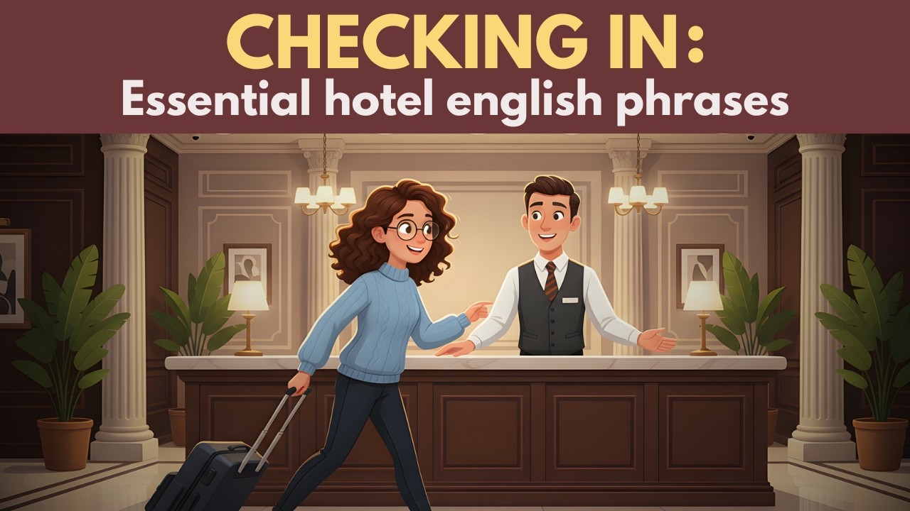 Hotel Check-In English Conversation for Beginners | Easy Dialogue