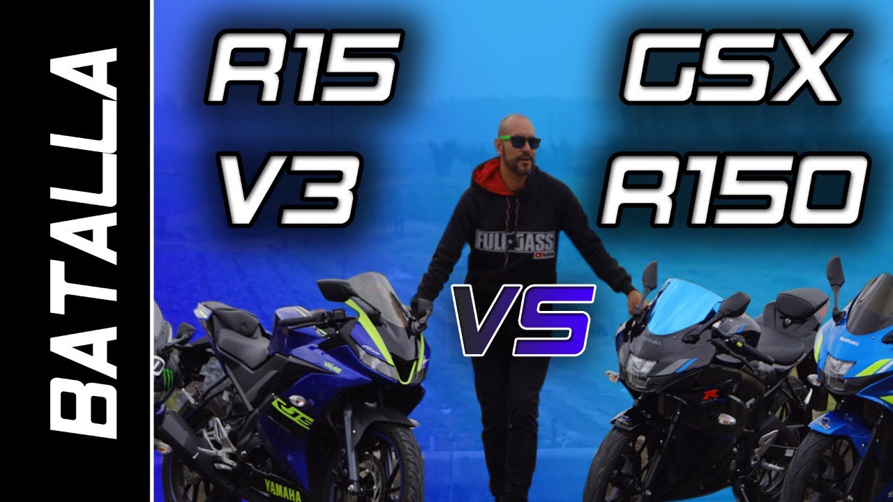 R15 V3 VS GSXR 150 | BATALLA A MUERTE #FULLGASS