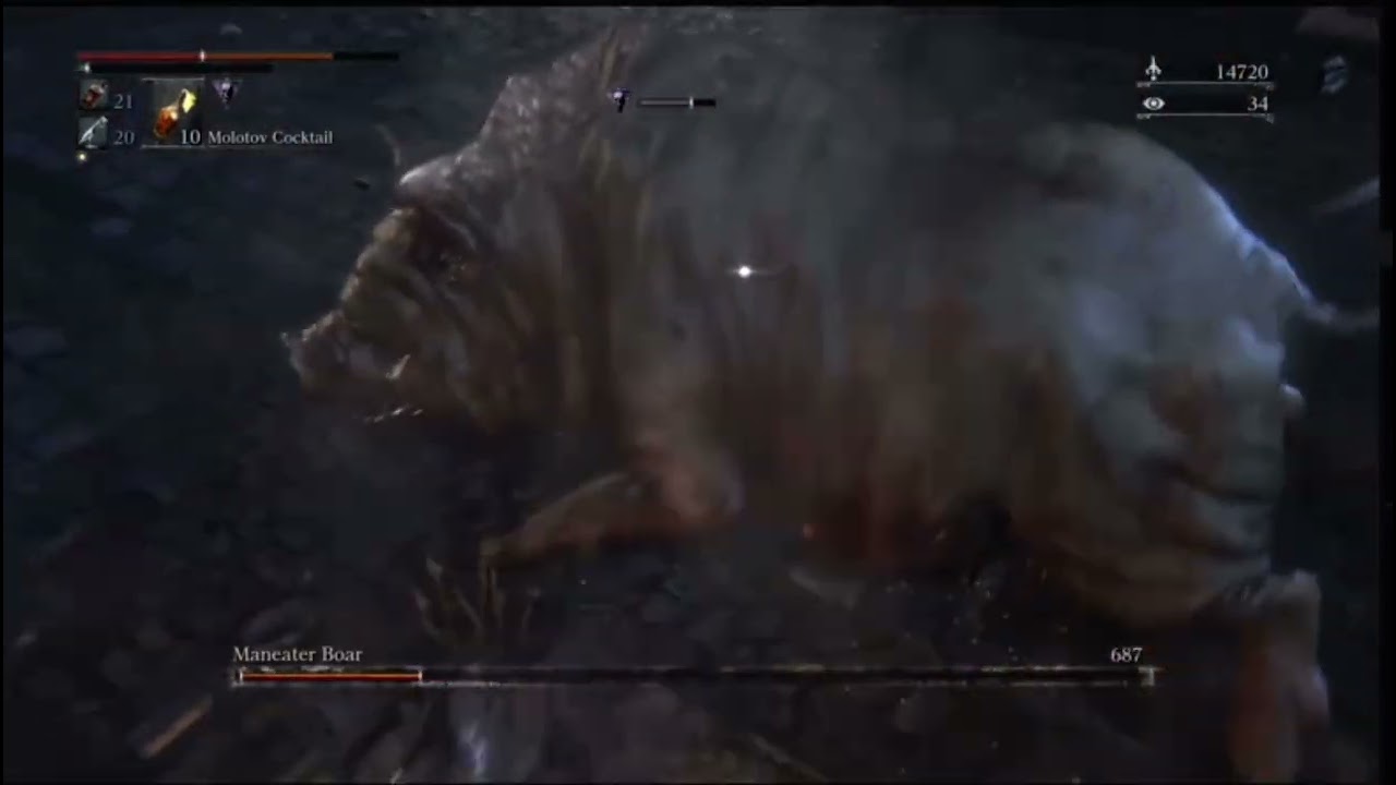 Defeating Maneater Boar