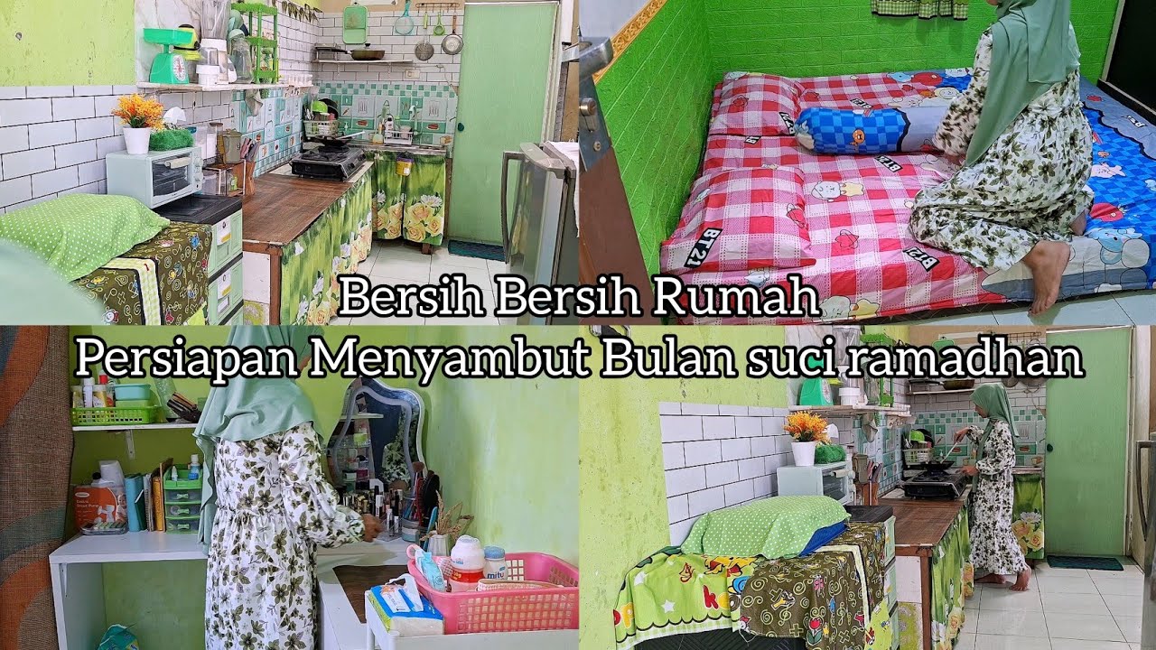 Bersih Bersih rumah Menyambut Bulan Suci Ramadhan || Kegiatan sebelum Bulan Puasa