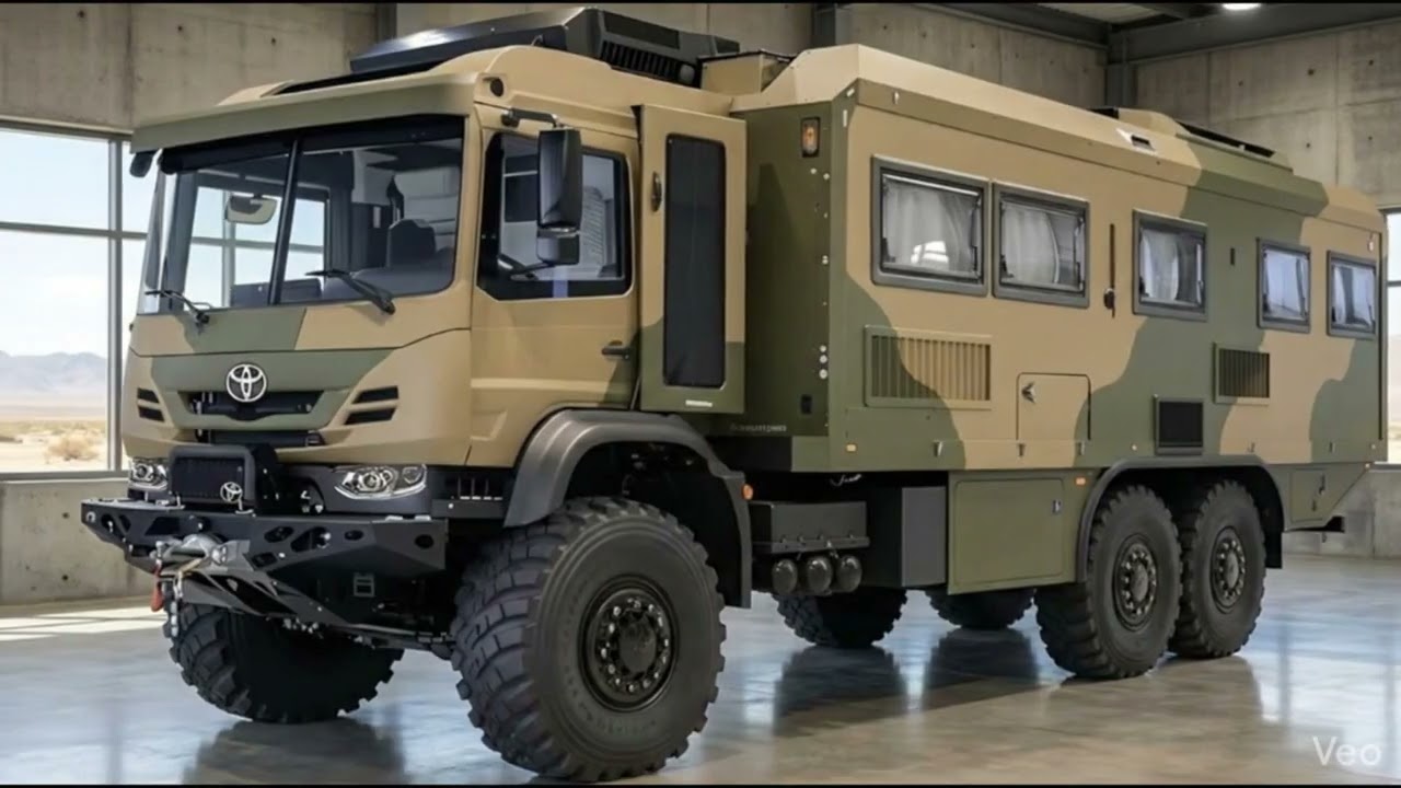 Toyota Sprinter 6×6 Extreme 2026 года — самый экстремальный кемпер 6×6, который вы когда-либо вид...