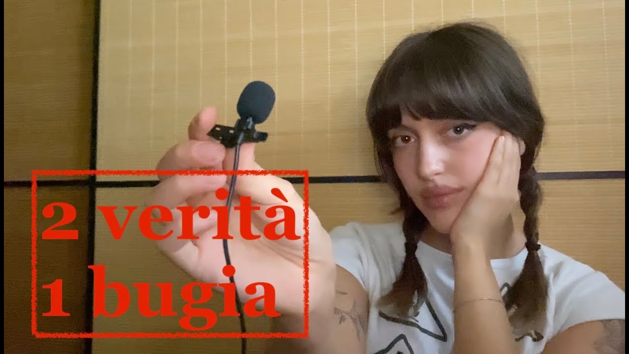 ASMR due verità e una bugia 🤭 riesci a indovinare?🤔