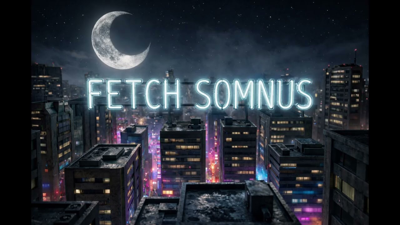 Fetch Somnus | Neon City | Peaceful Night Ambience for Deep Healing Sleep