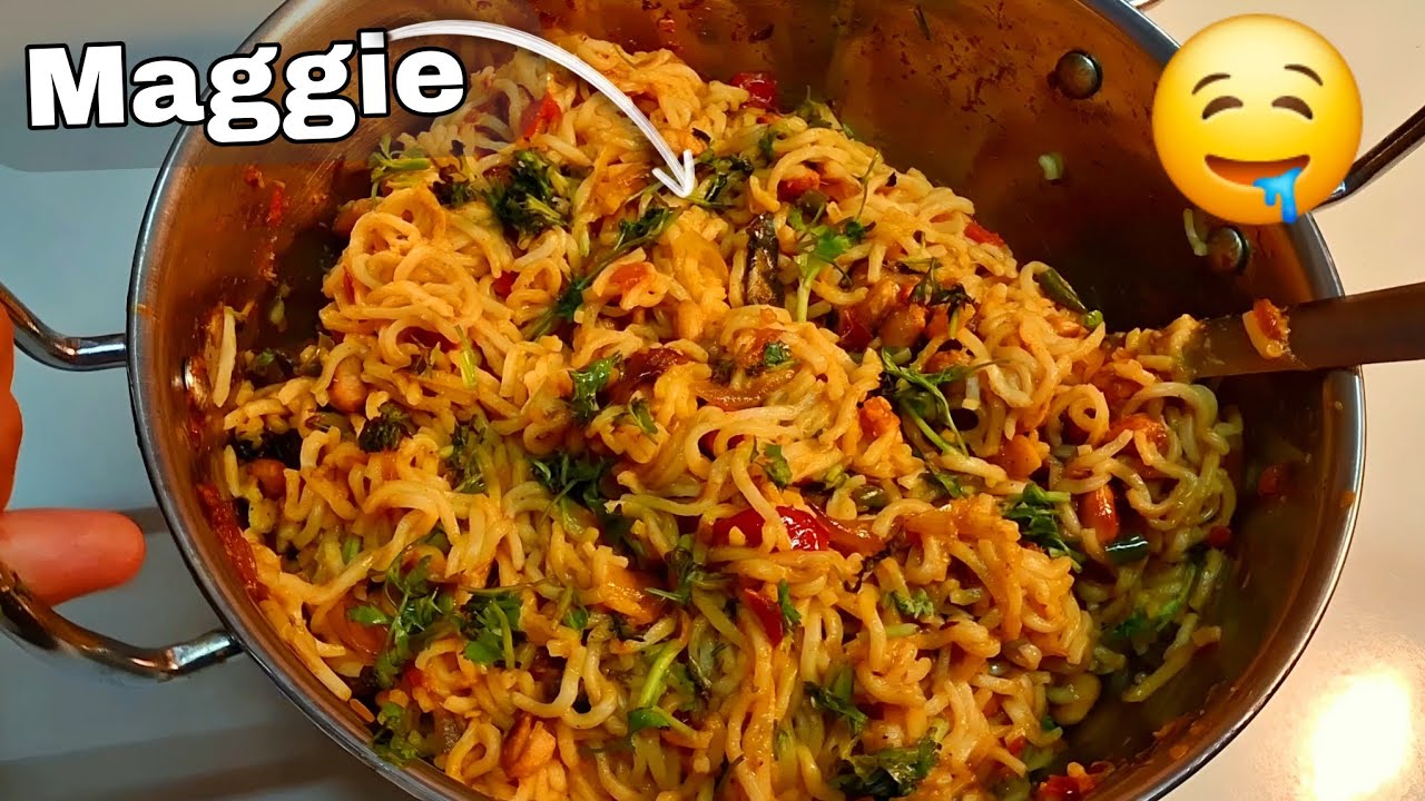 Street Style Maggi 🔥 | How to Make Peanut Maggi Masala | Perfect Maggi Masala Recipe ✨