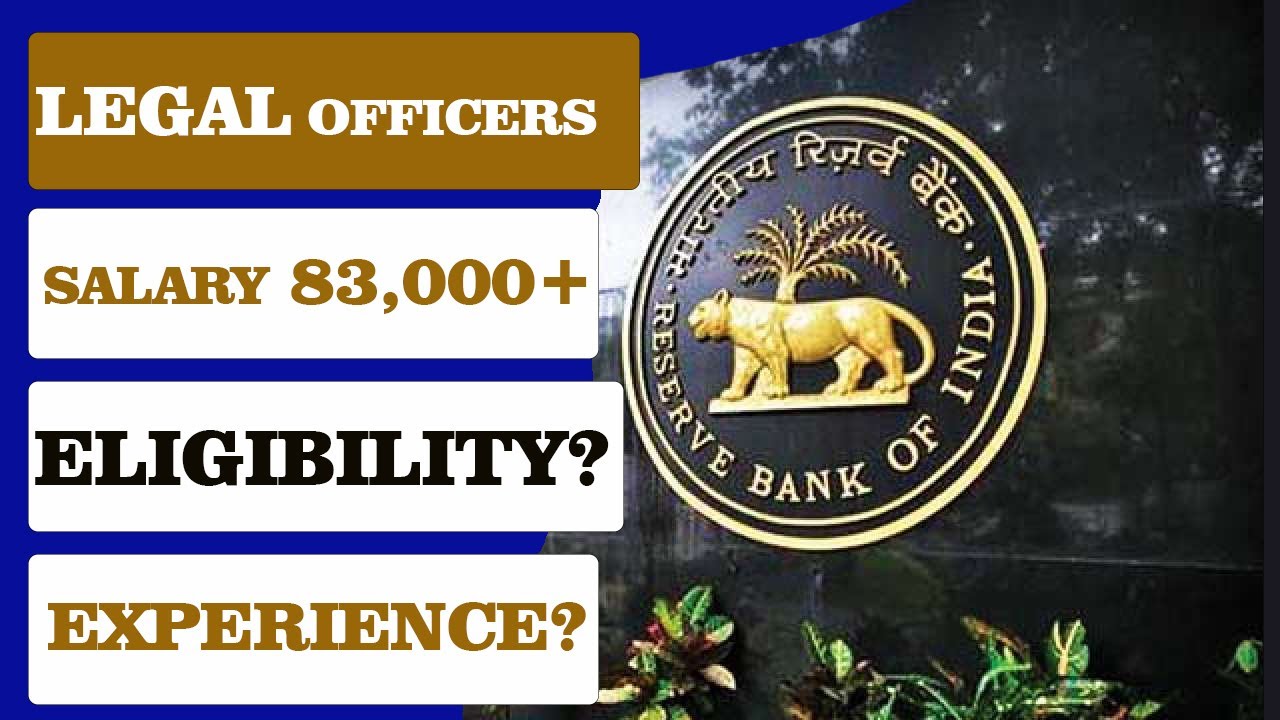 LEGAL OFFICER Grade B - Reserve Bank of India RBI 2021 | Bumper Vacancies 2021 Central Bank RBI
