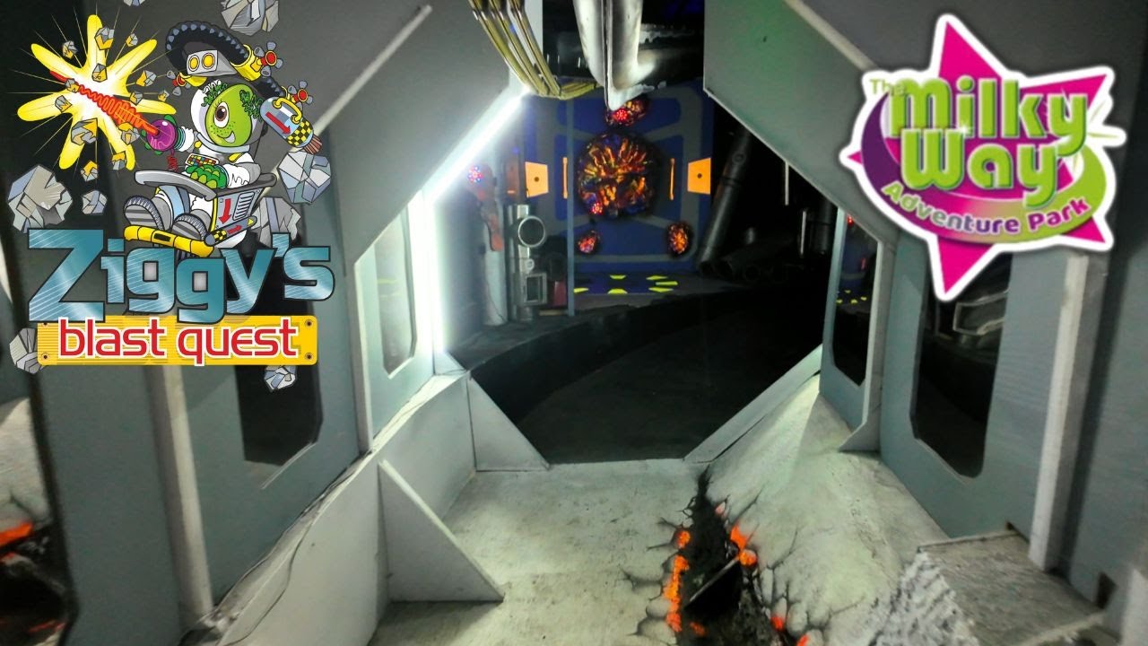 Ziggy's Blast Quest 4K On Ride POV - The Milky Way Adventure Park