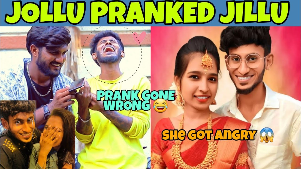 JOLLU PRANKED JILLU 😂 | JILLU JOLLU COUPLES PRANK | PRANK GONE WRONG | VJ SAMEER | HASHTAG TODAY