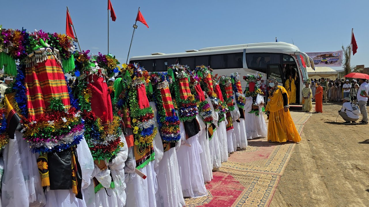 صباح اليوم الأول من ألاعراس الجماعية بقصر عمار اقليم تنغير