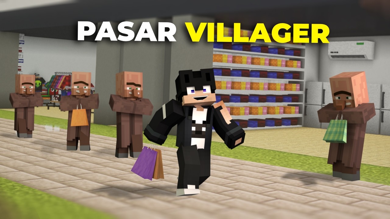 Mengajak 10,000 Villager Ke Pasar !!!