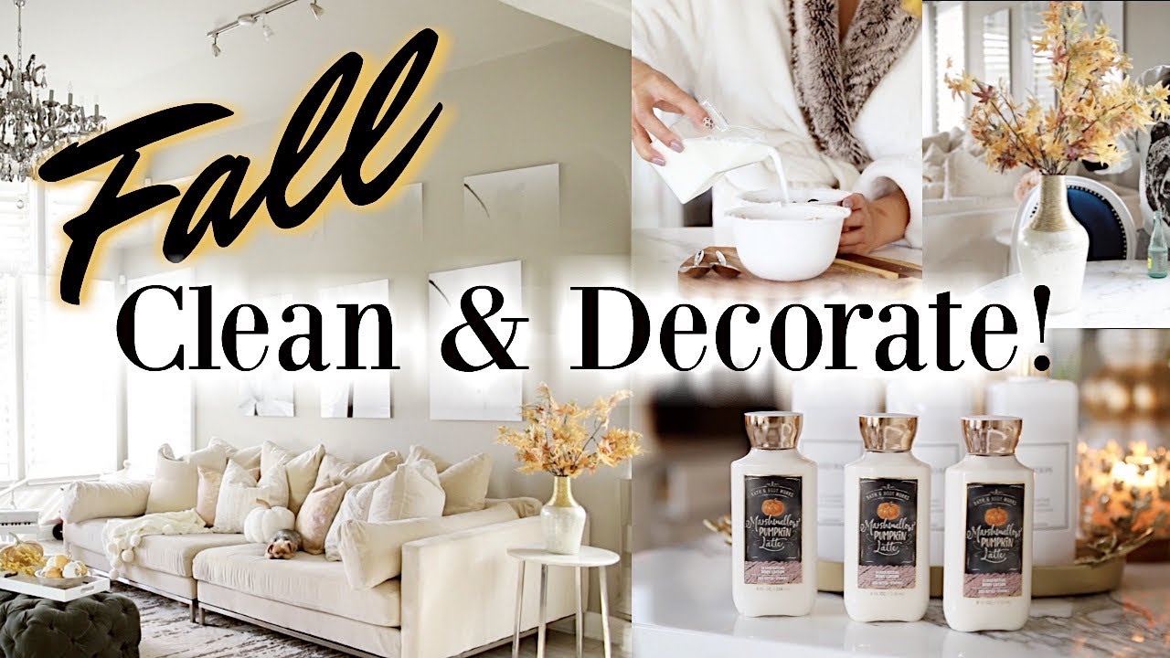 First Day Of Fall Routine! 🍁Clean & Decorate With Me 2020! #iHeartFall Ep 20 MissLizHeart