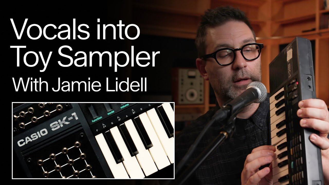 Vocals into Toy Sampler | Jamie Lidell (Sneak Peek)