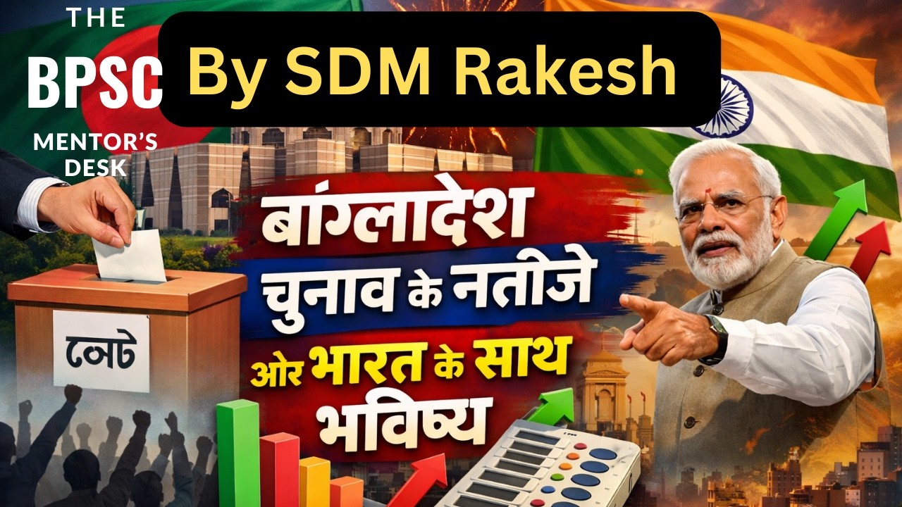 “India–Bangladesh Relations After Elections: Geopolitical Analysis for UPSC/BPSC JPSC RAILWAY