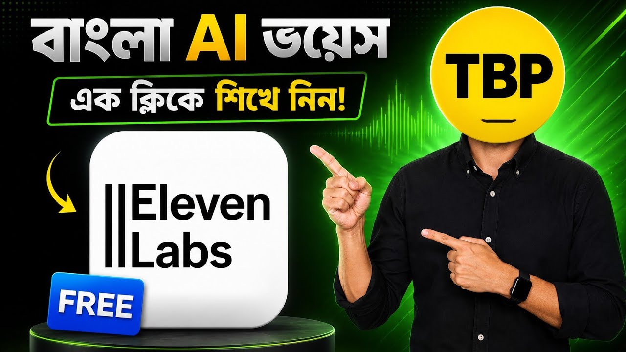 Realistic Bangla AI Voice🔥|| How to Generate Bangla AI Voice (2026) || ElevenLabs Tutorial #aivoice