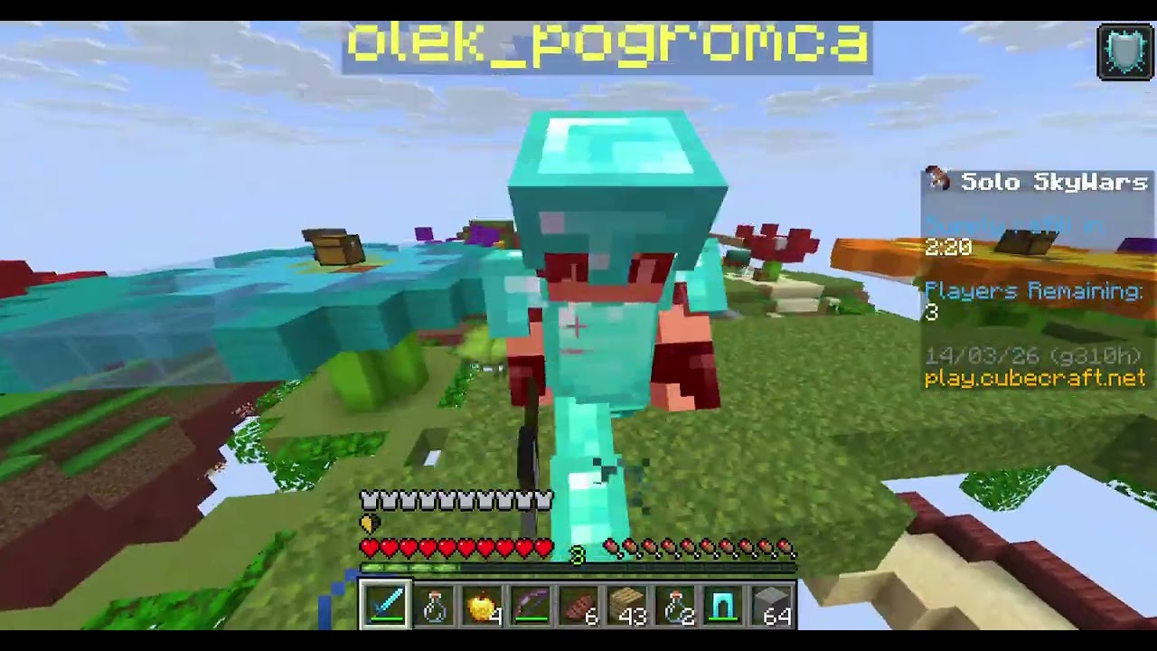 Minecraft Solo Skywars Cubecraft